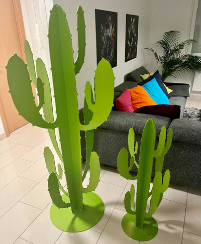 cactus en metal